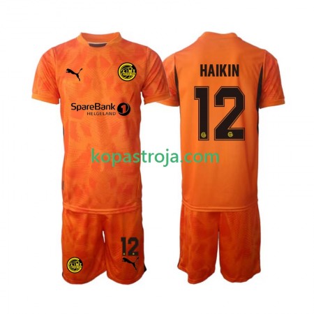 Billiga Fotbollströjor FK Bodo Glimt Nikita Haikin 12 Målvakt Barn Borta tröja 2025 Kortärmad